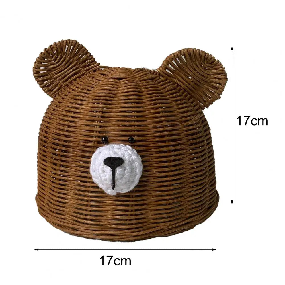 Bear Shape Lamp Shade Rattan Lampshade