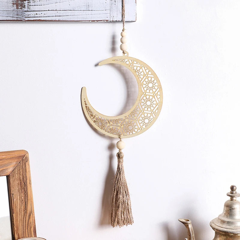 Ramadan Decoration 2025 Wooden Hanging