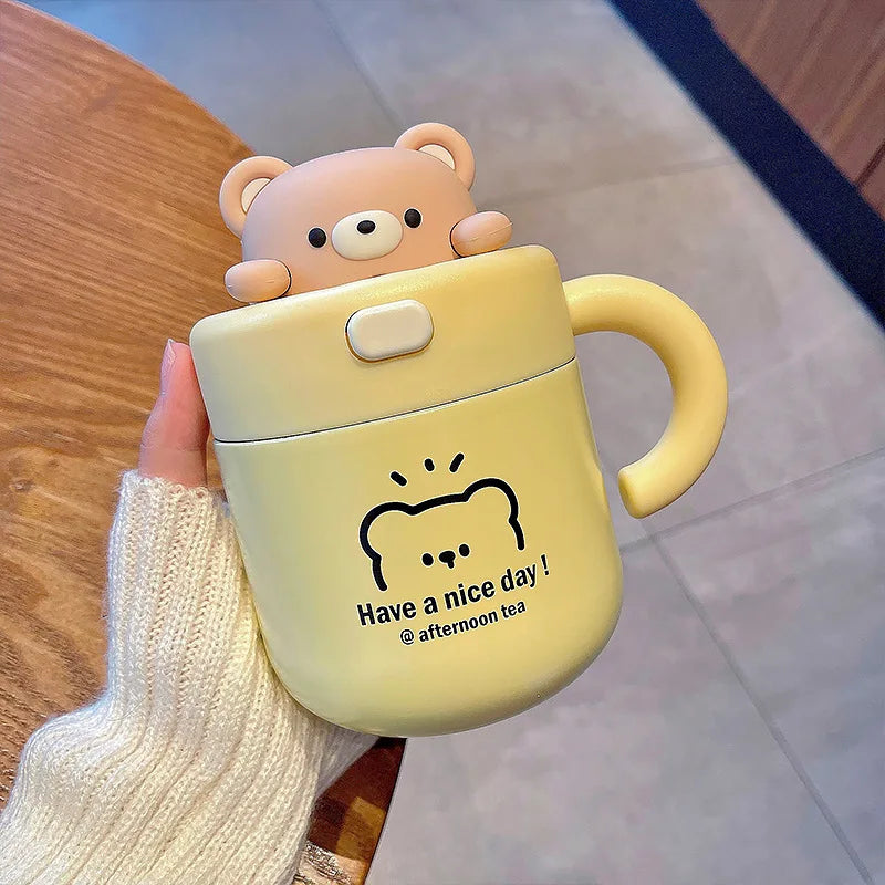 Kawaii Bear Thermal Mug Insulated