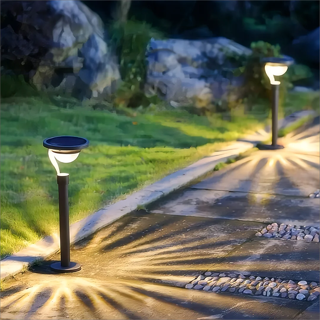 1pc Solar Energy Saving Lamp Super Bright Solar Lawn Lamp Waterproof