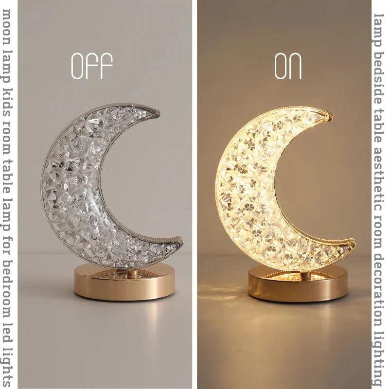 Crystal Touch Dimming Night Light