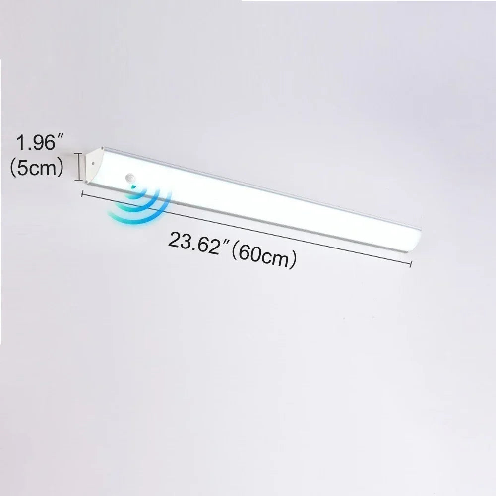 Long Strip Wall Lamp Waterproof Outdoor Motion Sensor