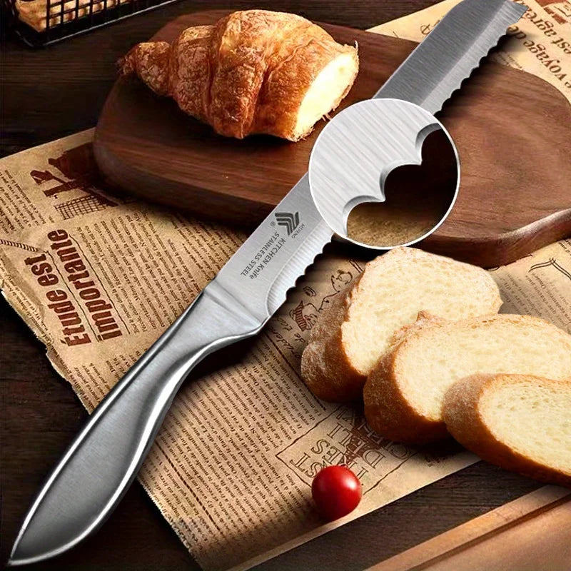 All-steel bread knife