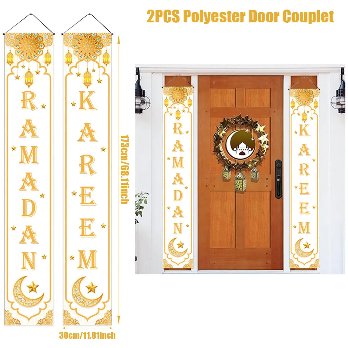 Ramadan Decoration 2025 Door Banner