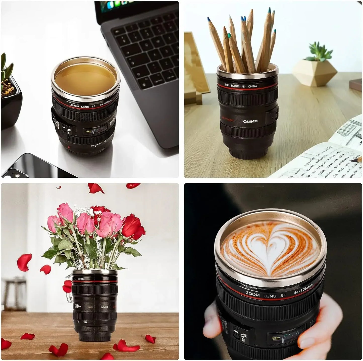 Coffee Mug with Camera Lens