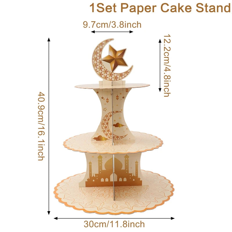 Eid Mubarak Cake Stand Holder 2025