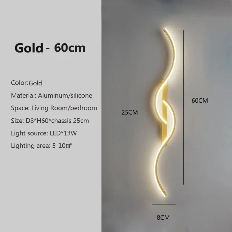 Modern LED Wall Lamp Minimalist, Indoor Lighting Fixture