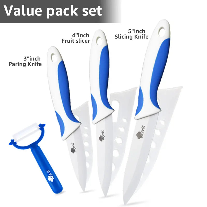 Ceramic Knives Set Kitchen