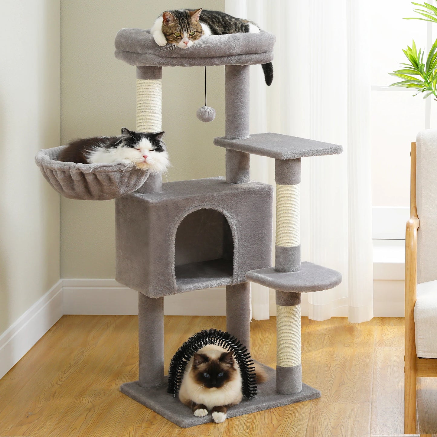 Cat Tower with Toy