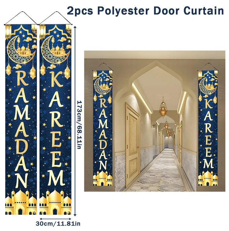 Ramadan Decoration 2025 Door Banner