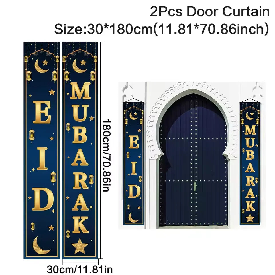 Ramadan Decoration 2025 Door Banner