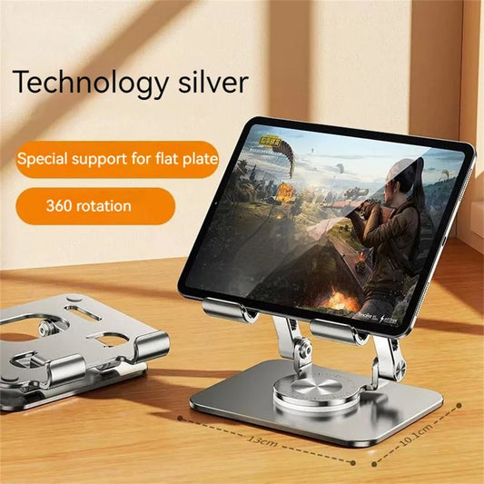 Laptop Bracket Mobile phone tablet bracket aluminum alloy multifunctional desktop lazy bracket 360 degree rotation foldable