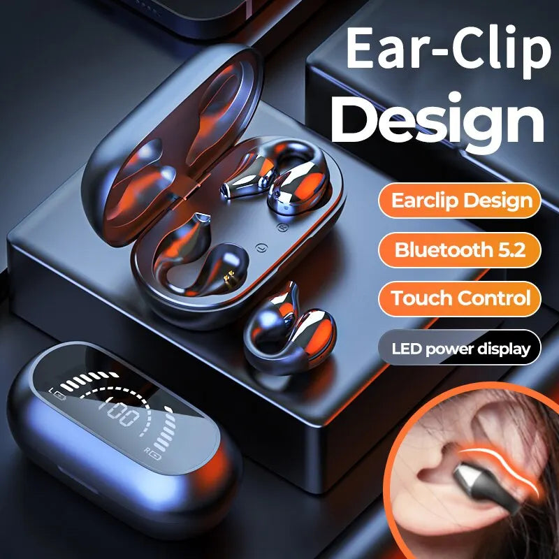 Wireless Bluetooth Earphone Earclip S03 Noise Reduction Sports Running Music Listening Earphone Esports No Delay Game Earphone