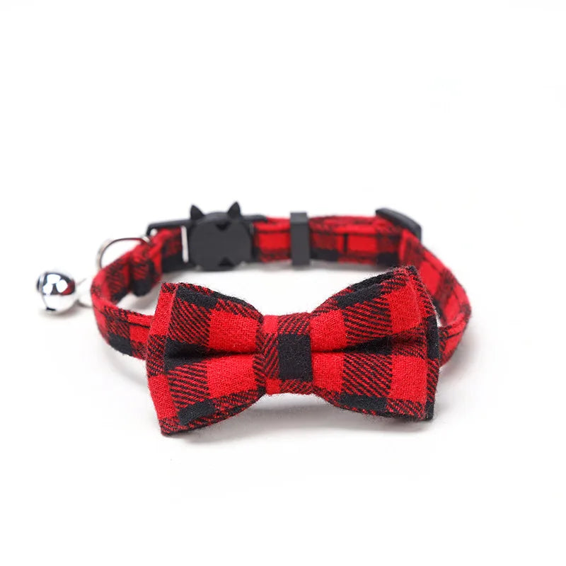 Cat Collar Bow Tie and Bell Cute