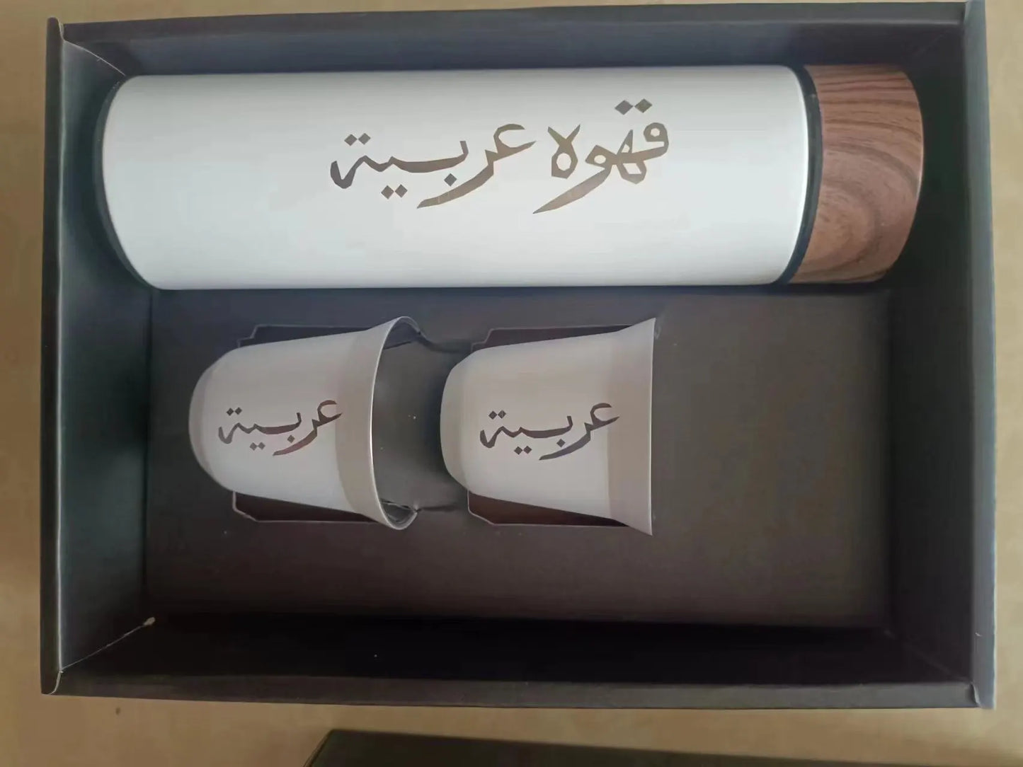 Customed Stainless Steel Coffee Cup with Gift Box