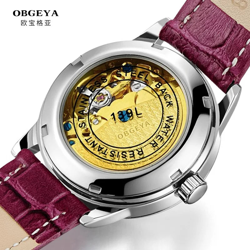 OBGEYA Women Automatic Mechanical Watches