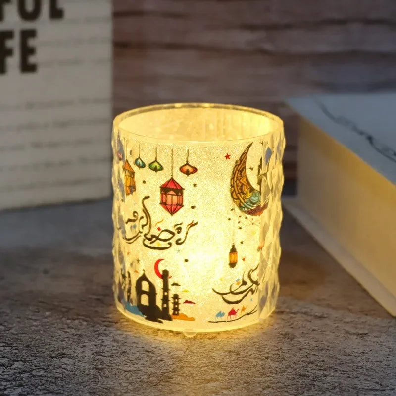 Eid Mubarak LED Lantern Light Ramadan kareem Decorations for home 2025