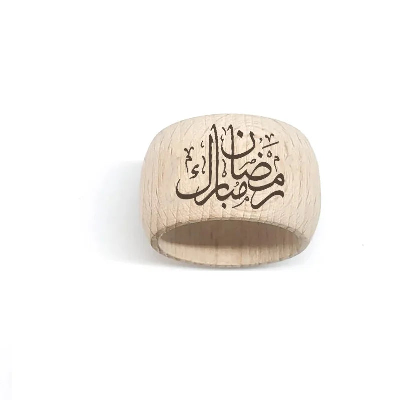 Arabic Bismillah Ramadan Mubarak Napkin Ring