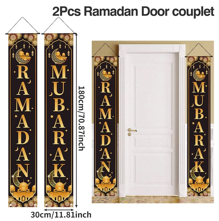 Ramadan Decoration 2025 Door Banner