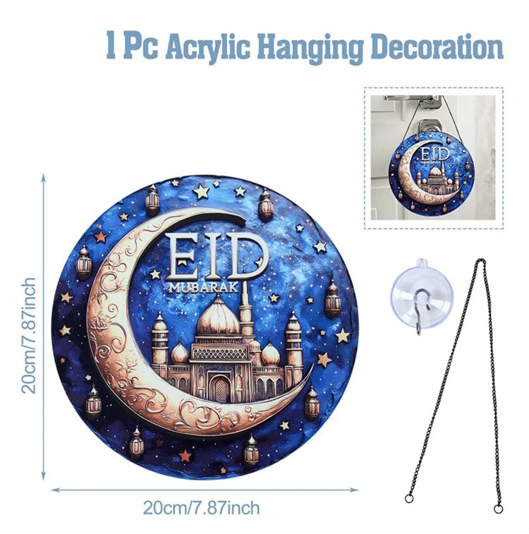 Ramadan Decoration Hanging Ornaments EID Mubarak Decor 2025