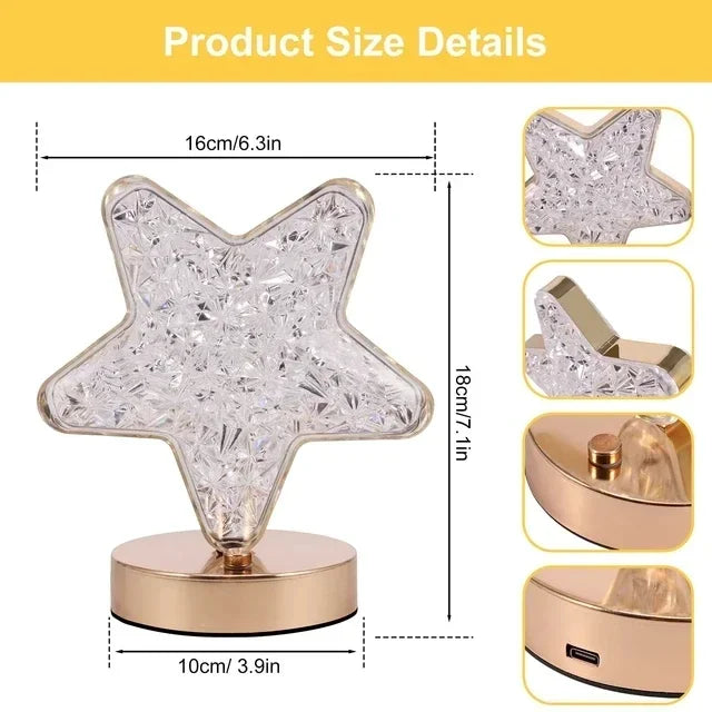 Crystal Touch Dimming Night Light