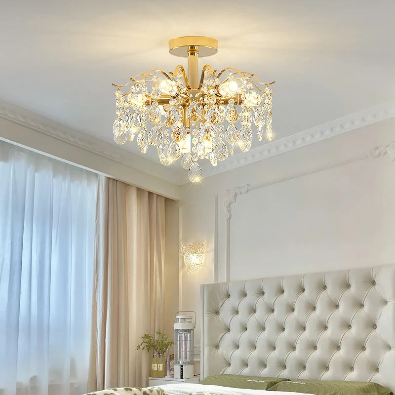 Luxury K9 Crystal Chandelier Home Decor Ceiling Light Suitable