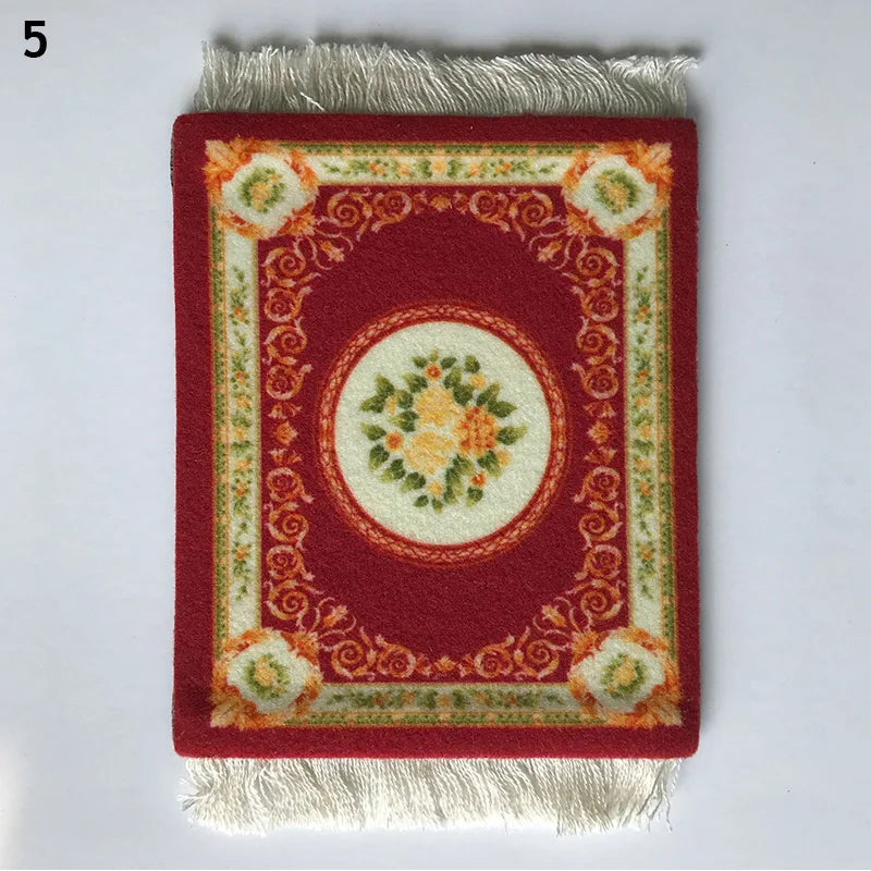 Retro Non-Slip Tassel Coasters Coaster Persian Style Cup Mat Heat Insulation Pads