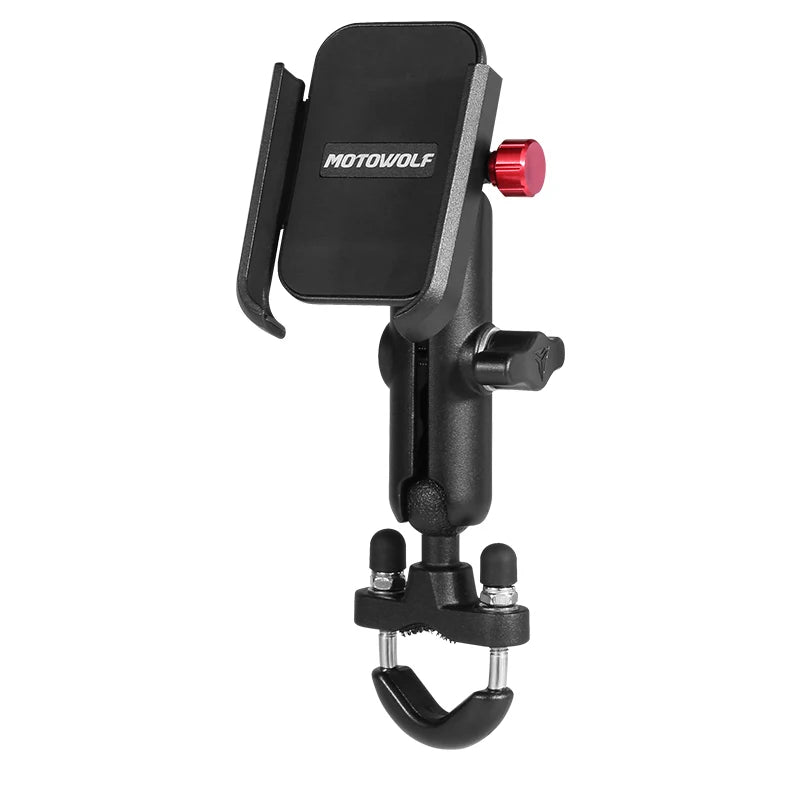 Aluminum Alloy Bicycle Mobile Phone Holder Motorcycle Handlebar/Rearview Mirror Mount Holder