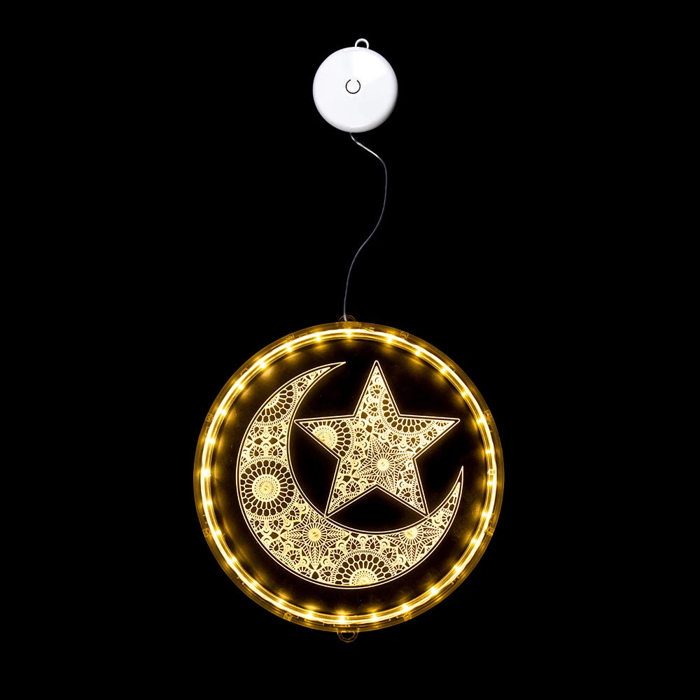 12.5cm Diameter Ramadan LED Hanging Lights