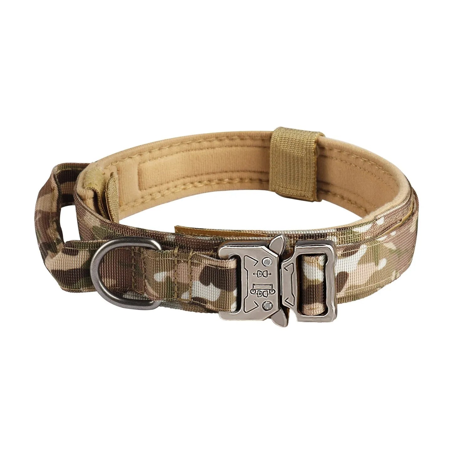 Tactical Dog Collar Metal Buckle