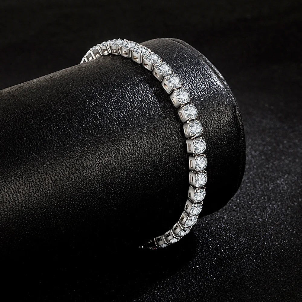 S925 Sterling Silver Bracelet Zirconia