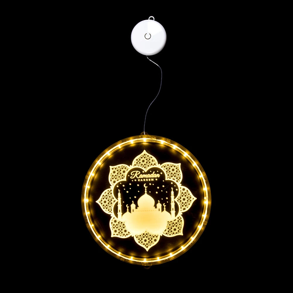 12.5cm Diameter Ramadan LED Hanging Lights