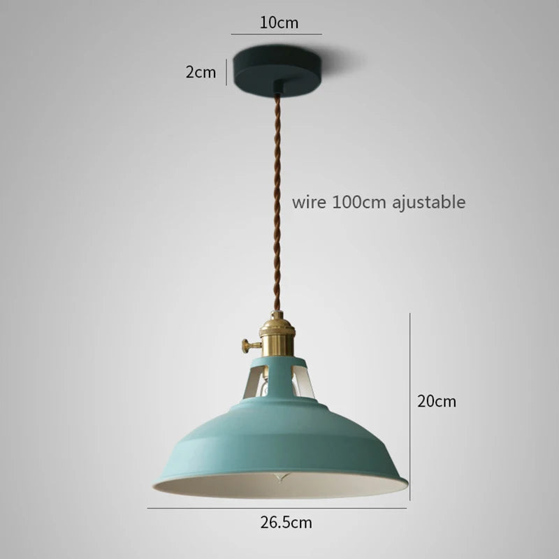 Colorful Iron Pendant Light