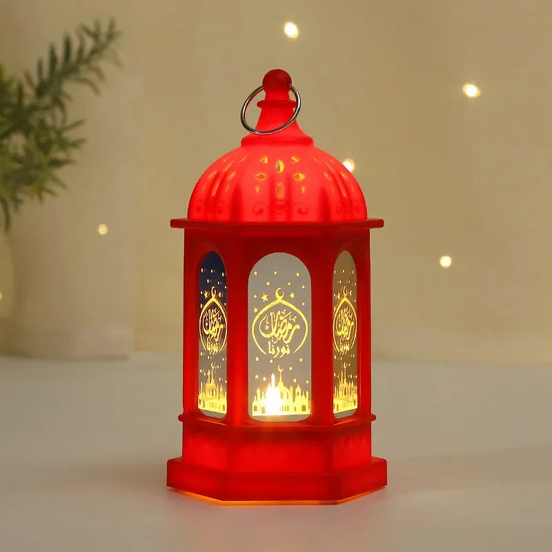 Eid Mubarak LED Lantern Light Ramadan kareem Decorations for home 2025