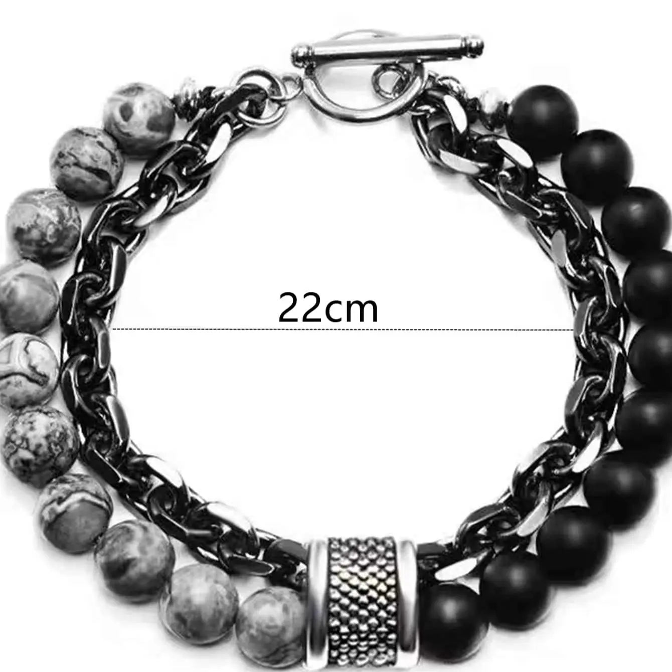 1 Piece Bracelets Temperament Black Beaded