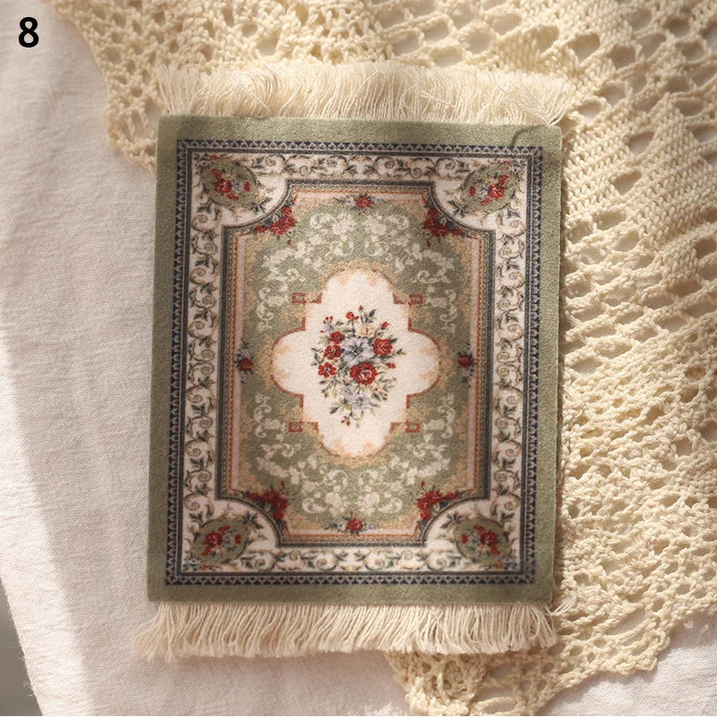 Retro Non-Slip Tassel Coasters Coaster Persian Style Cup Mat Heat Insulation Pads