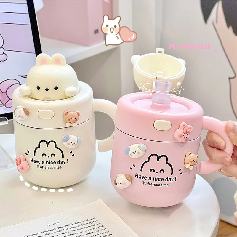 Kawaii Bear Thermal Mug Insulated