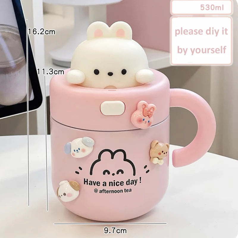 Kawaii Bear Thermal Mug Insulated