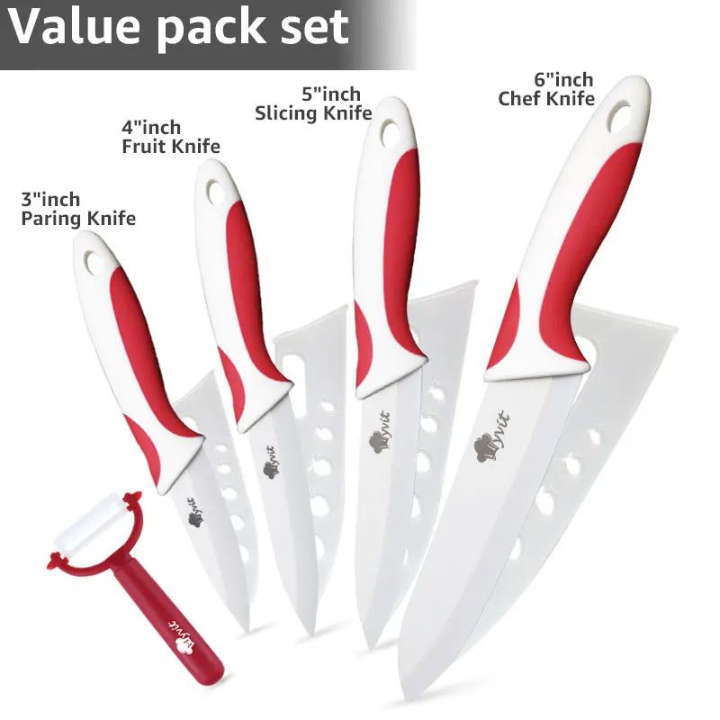 Ceramic Knives Set Kitchen