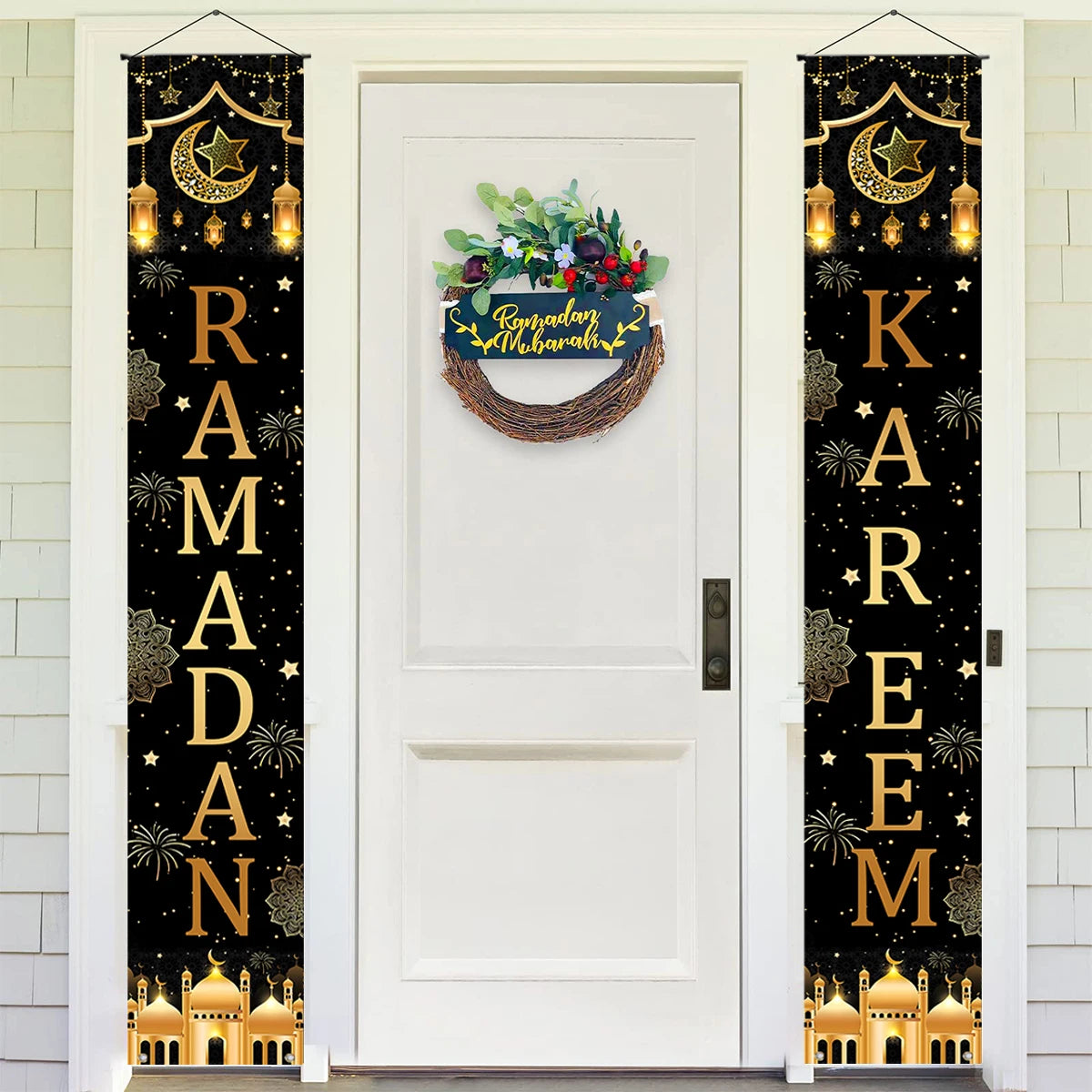 Ramadan Decoration 2025 Door Banner