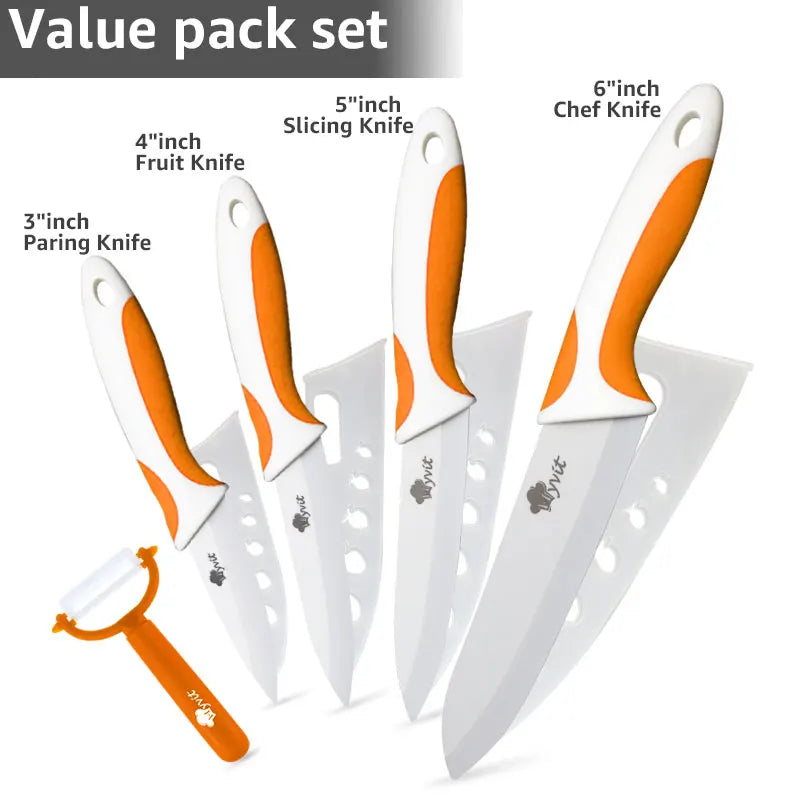 Ceramic Knives Set Kitchen