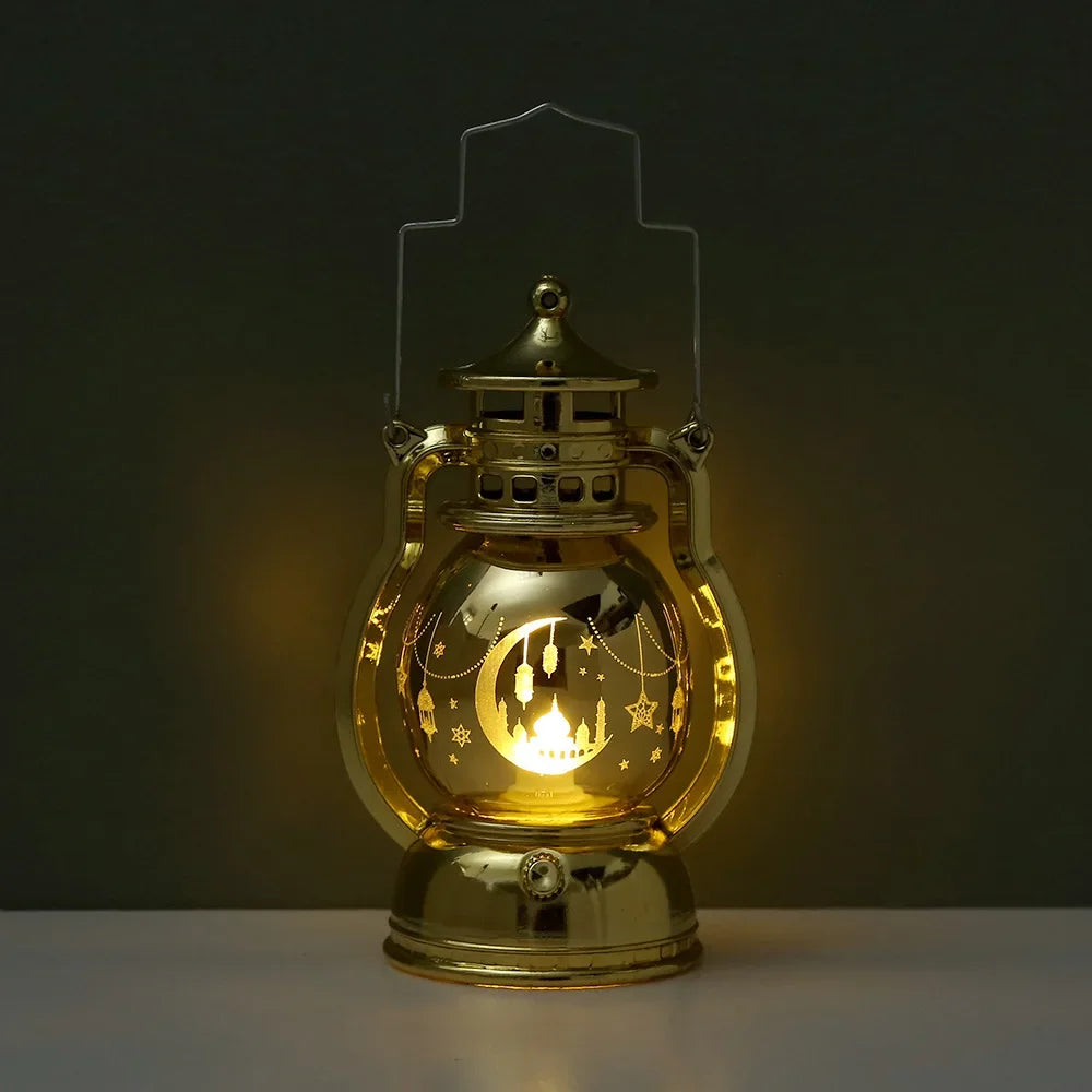 Eid Mubarak LED Lantern Light Ramadan kareem Decorations for home 2025