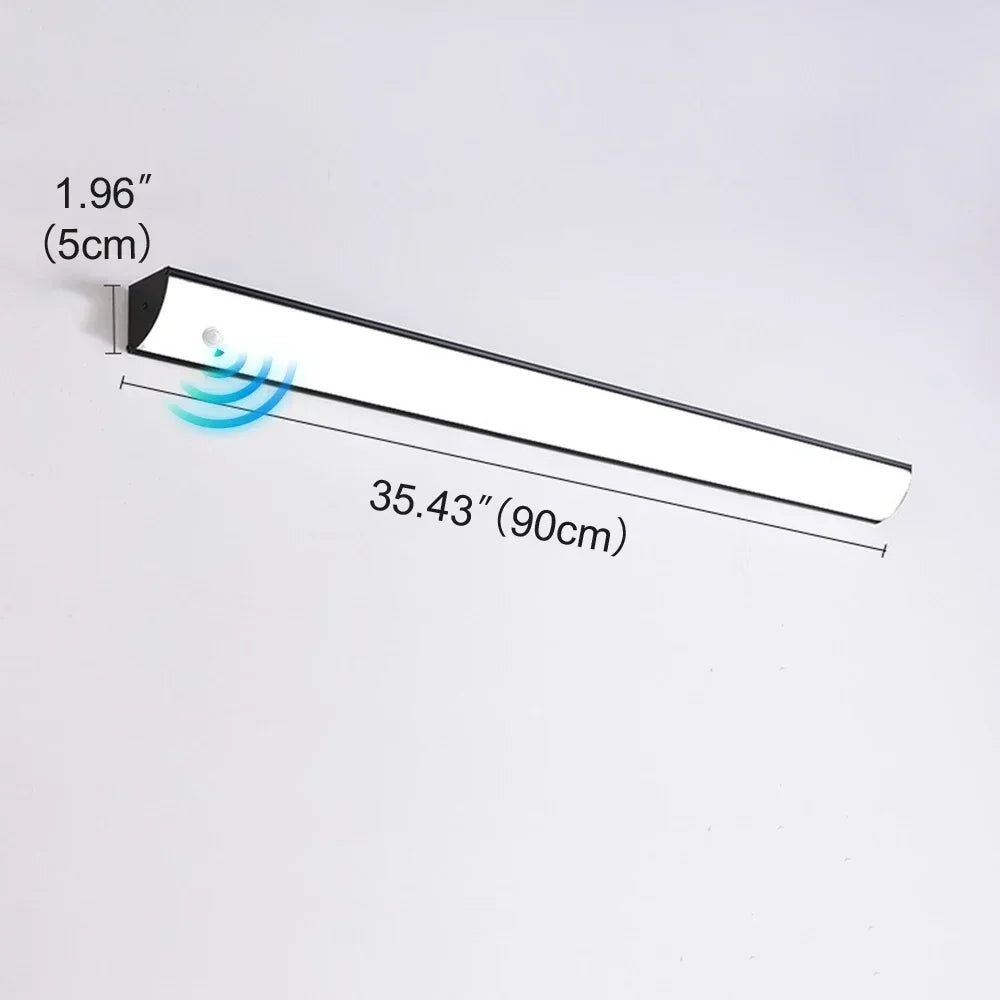 Long Strip Wall Lamp Waterproof Outdoor Motion Sensor