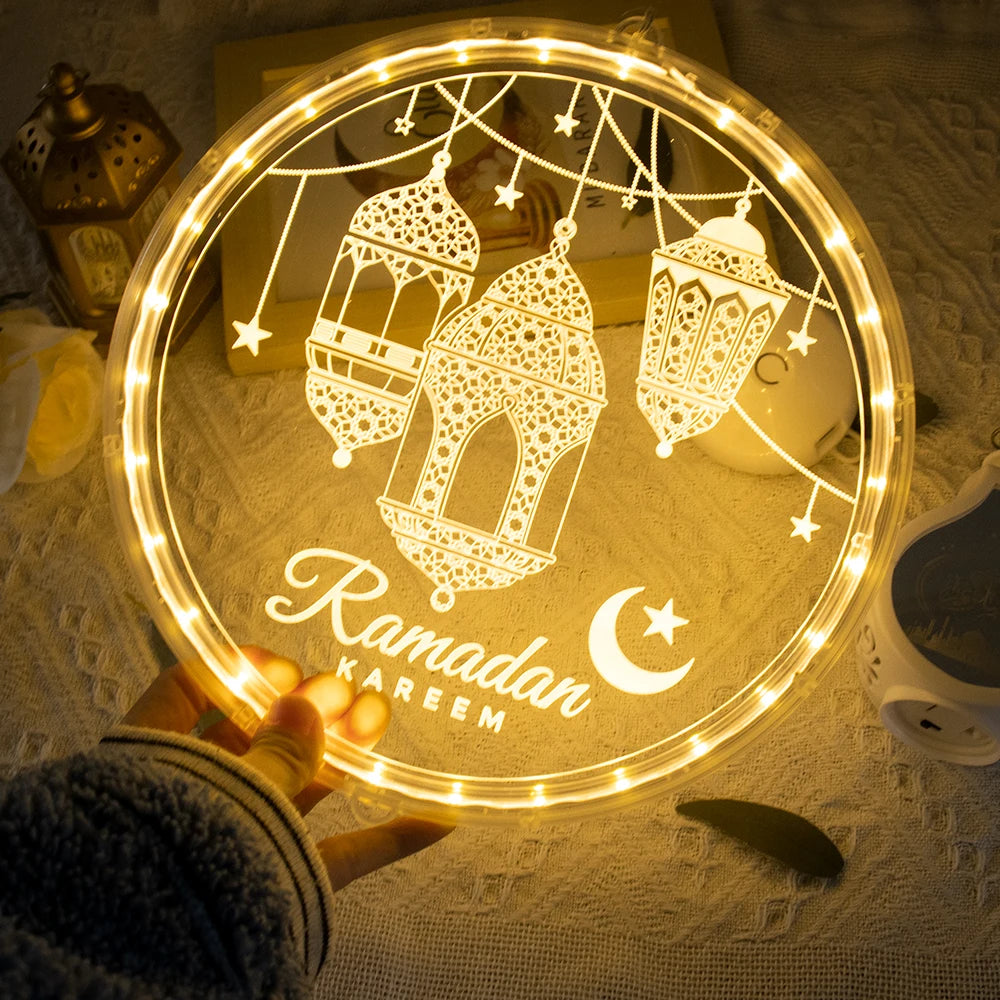 12.5cm Diameter Ramadan LED Hanging Lights