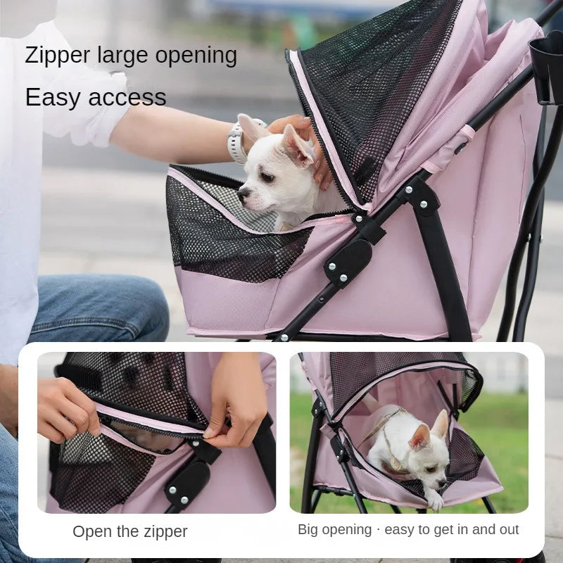 Pet Cat and Dog Stroller