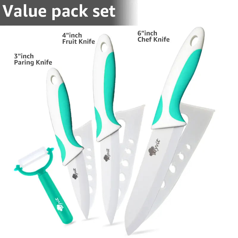 Ceramic Knives Set Kitchen