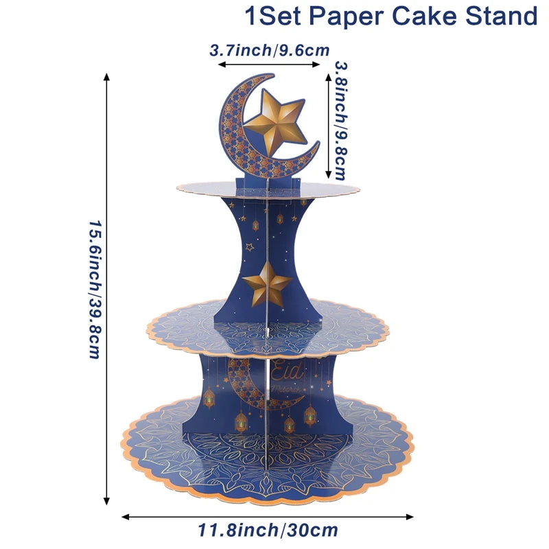 Eid Mubarak Cake Stand Holder 2025