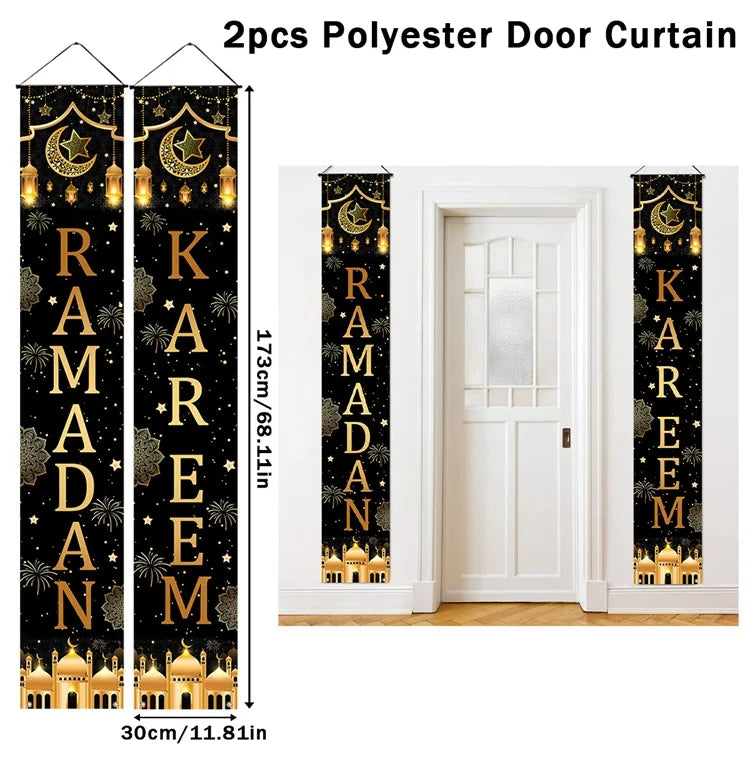 Ramadan Decoration 2025 Door Banner