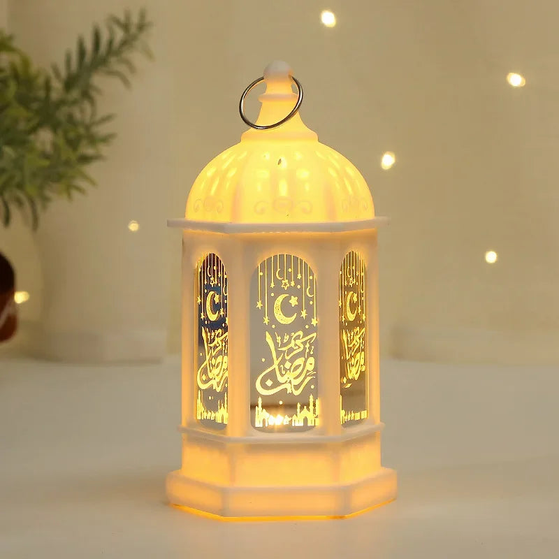 Eid Mubarak LED Lantern Light Ramadan kareem Decorations for home 2025