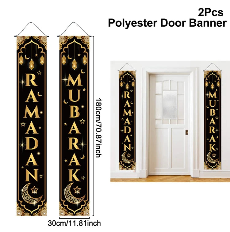 Ramadan Decoration 2025 Door Banner